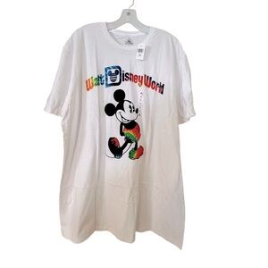 Men’s Classic Disney Logo Mickey Mouse Graphic Tee - Size 2XL - NWT